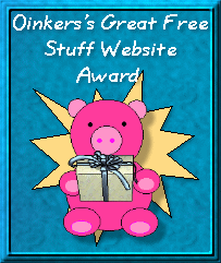 Oinkers's Great Free Stuff Website Award